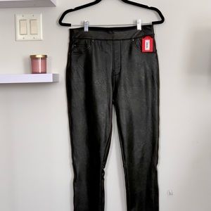 Spanx leather look pants, brand new with tag.